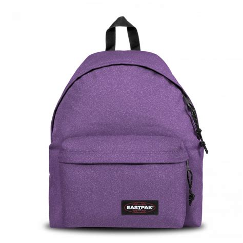 zaino eastpak viola glitter